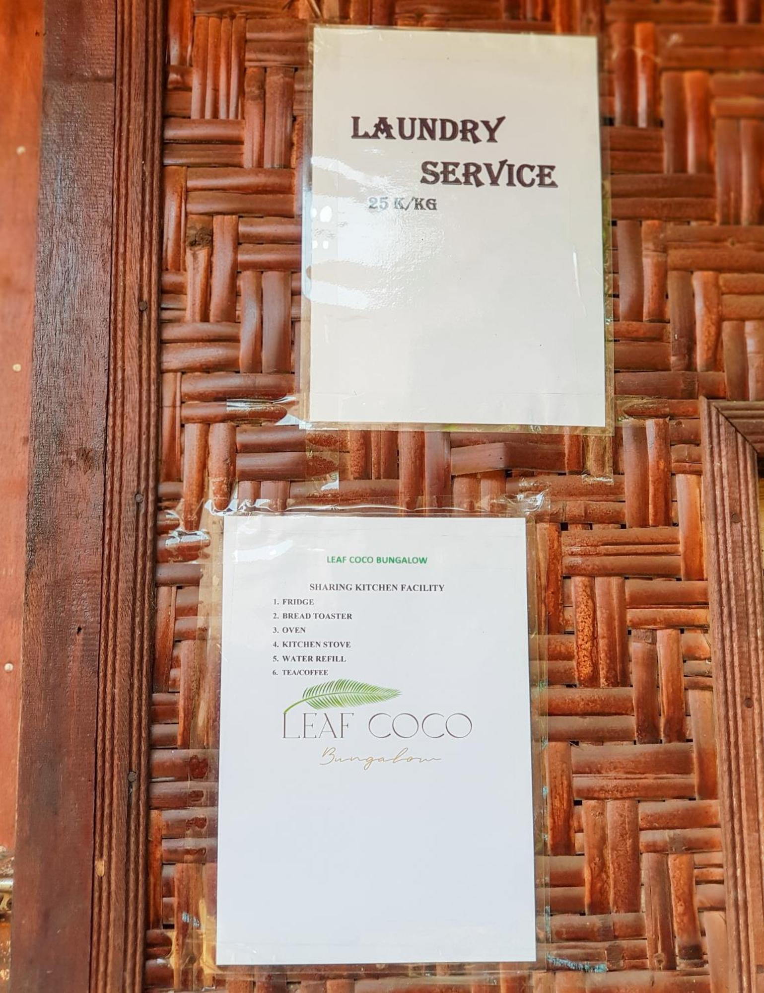Leaf Coco Bungalow 길리 아이르 외부 사진