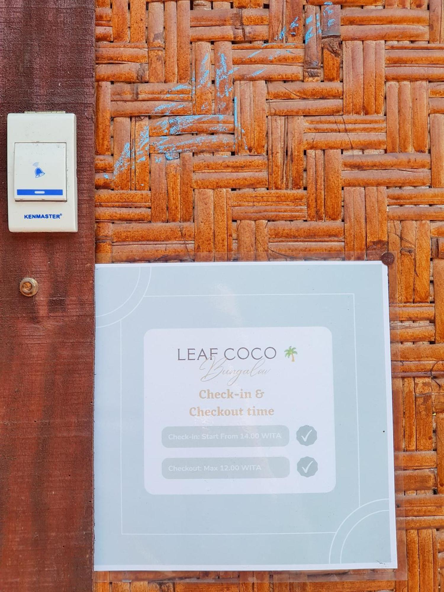 Leaf Coco Bungalow 길리 아이르 외부 사진